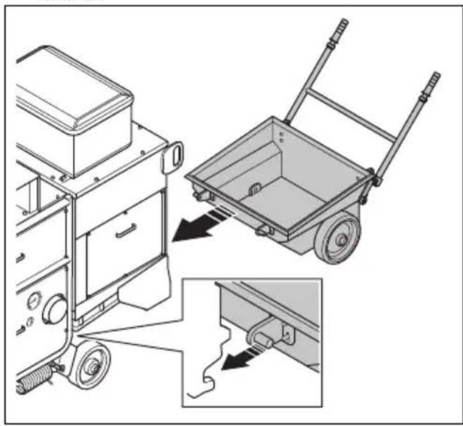 HUSQVARNA TF 334 - To empty the dust container - 5