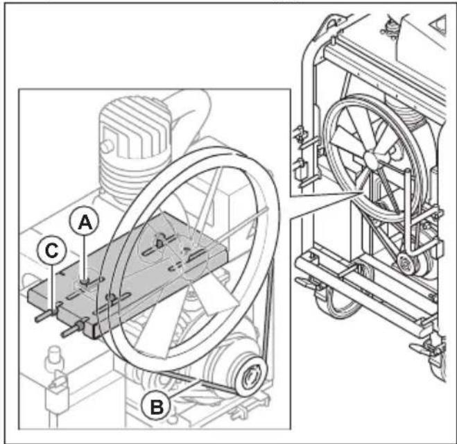 HUSQVARNA TF 334 - So ersetzen Sie die Keilriemen - 7