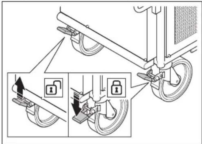 HUSQVARNA TF 324 - Pour engager et désengager le frein de stationnement - 1
