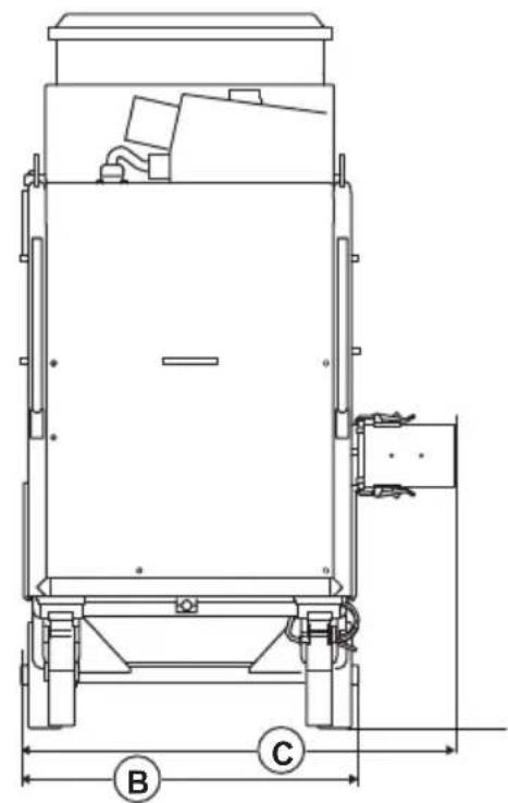HUSQVARNA TF 324 - Productafmetingen - 1