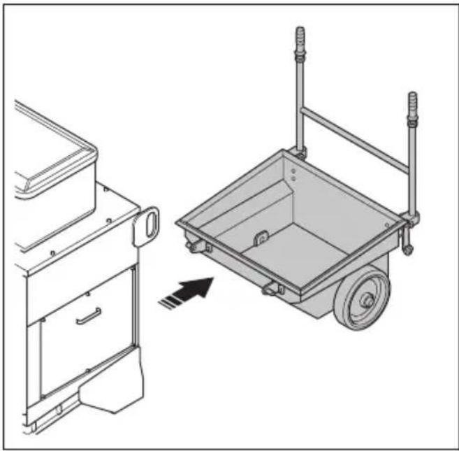 HUSQVARNA TF 324 - To empty the dust container - 4