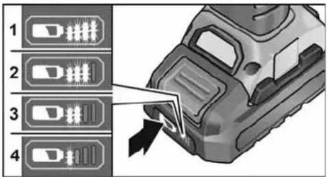 Flex XFE 15 150 18.0-EC - Condizioni di carica della batteria - 1