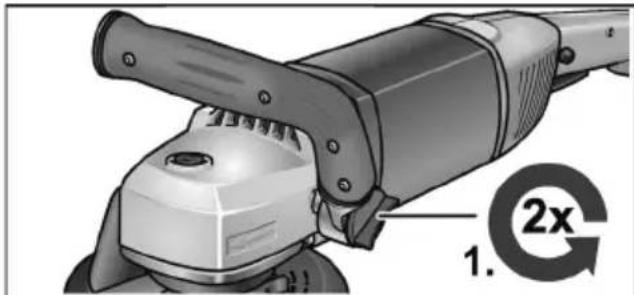 Flex LD 18-7 150 R Kit - Greep instellen - 1