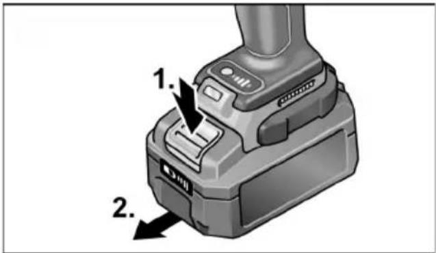 Flex ID 1/4" 18.0-EC - Pred vklopom električnega orodja - 2