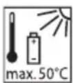 Flex ID 1/4" 18.0-EC - Cihaz üzerindeki semboller - 4
