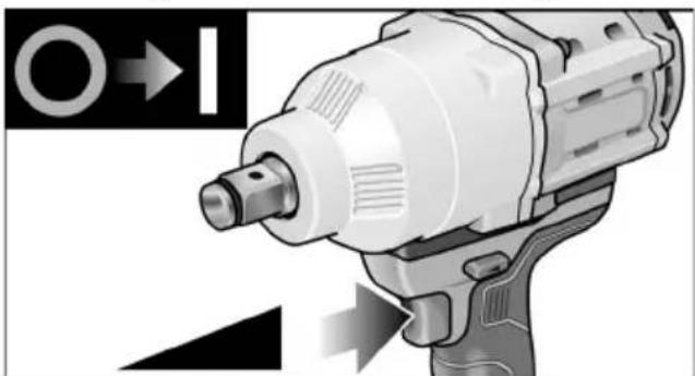 Flex ID 1/4" 18.0-EC - Dönüş yönü ön seçimi - 2