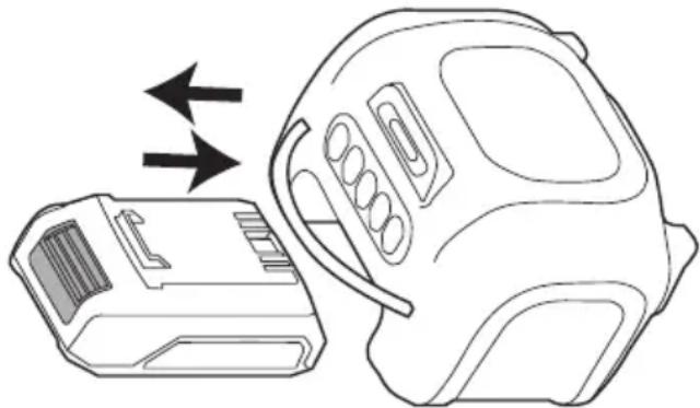 GREENWORKS PAG901 - INSTALL THE BATTERY PACK - 1