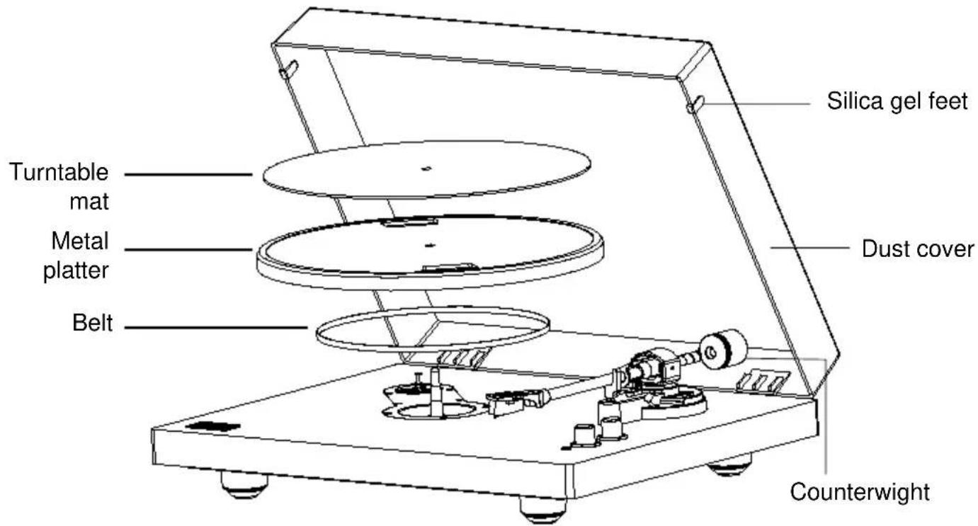 Arkrocket Cassini AR-PH68 - Setting Up Your Turntable - 1