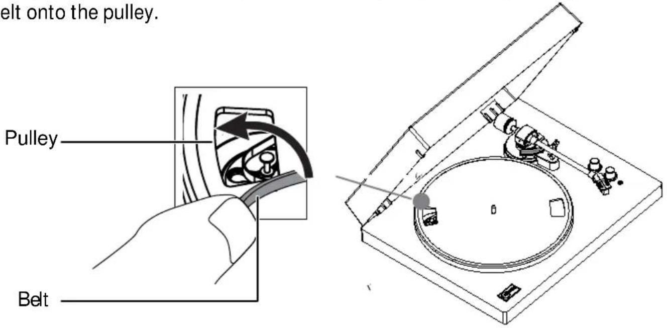 Arkrocket Cassini AR-PH68 - Installing the platter and turntable mat - 4