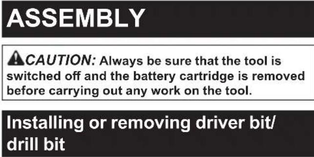 MAKITA DHP486Z - Adjusting the fastening torque - 1