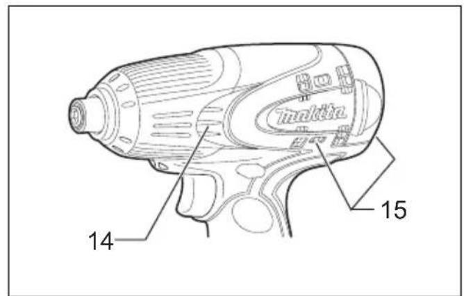 MAKITA BTS130Z - GB Cordless Oil-impulse Driver Instruction Manual - 10