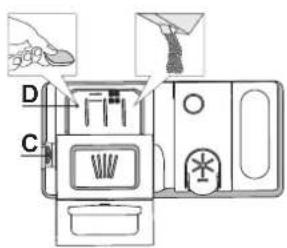 WHIRLPOOL W0F D661A X - FILLING THE DETERGENT DISPENSER - 1