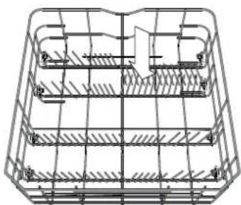 WHIRLPOOL W0F D661A X - LOWER RACK - 2