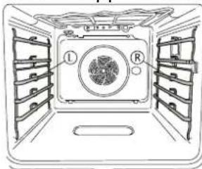 WHIRLPOOL WOI9A8FPT2SBAF - ENLEVER ET REPLACER LES SUPPORTS DE GRILLE - 1