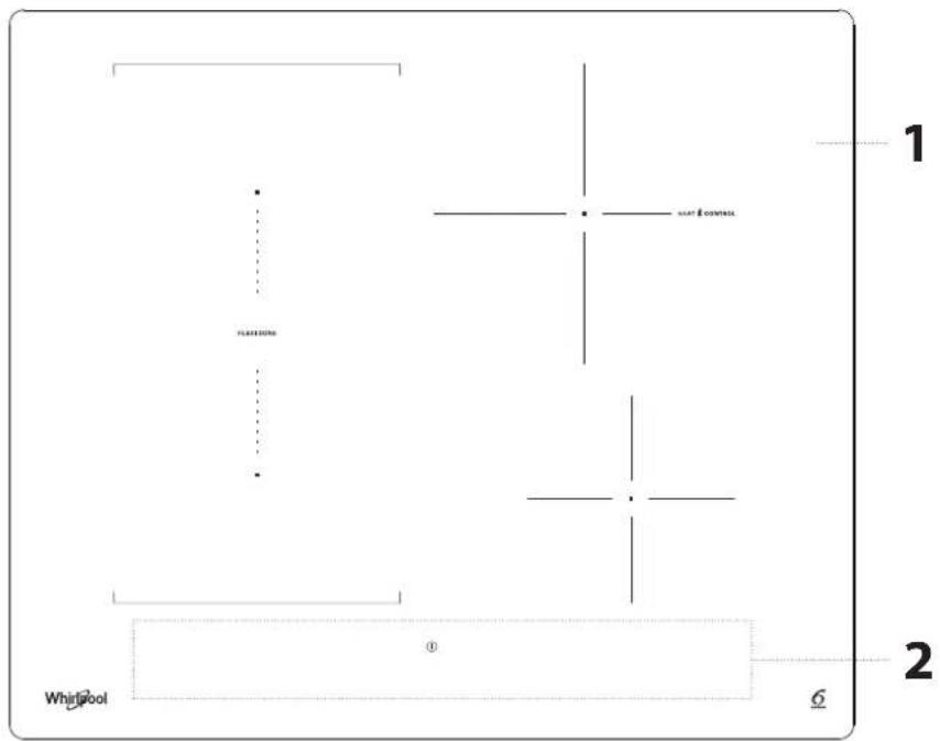 1 UNIT CONTROL FLUERATION Whirlpool ① 6 2