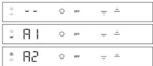 WHIRLPOOL WLX6001DNFF - How to activate automatic functions: - 1