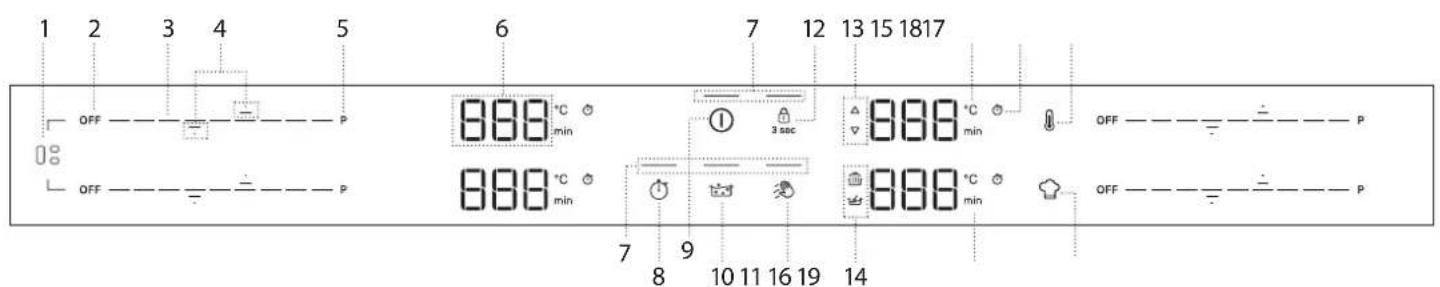 WHIRLPOOL WLX6001DNFF - CONTROL PANEL - 1