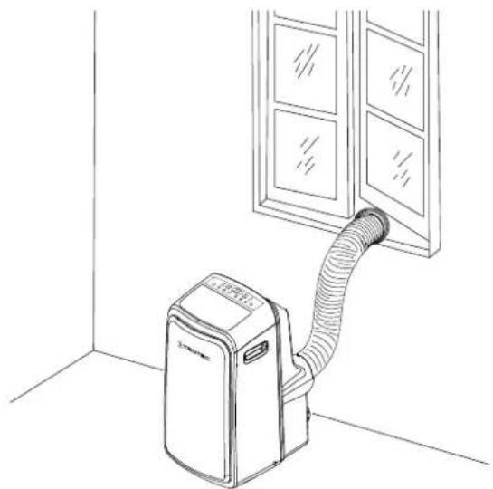 TROTEC PAC 3910 X - Évacuation de l'air sortant - 1