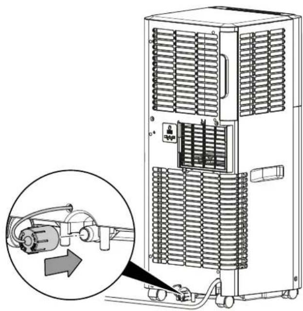 TROTEC PAC 2015 E - Vider le condensat (vidage manuel) - 2