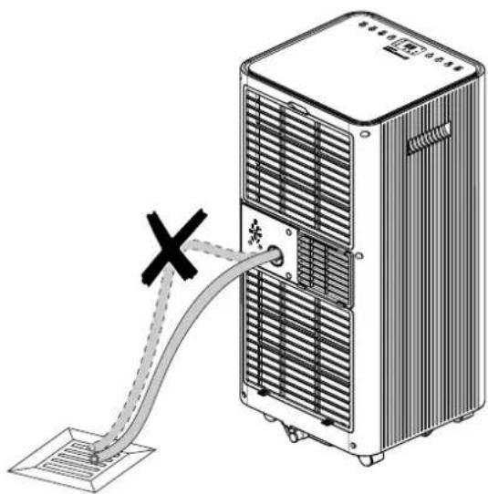 TROTEC PAC 2620 E - Raccordement du tuyau d'évacuation de l'eau de condensation - 3