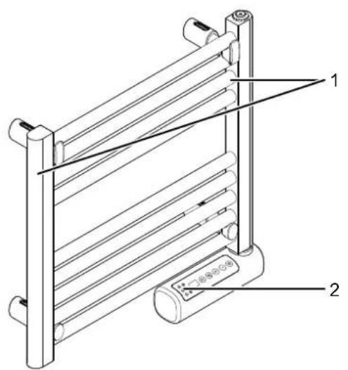 TROTEC TWH 500 S - Description de l'appareil - 1