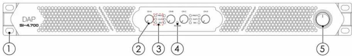 DAP-Audio SI-4.700 - Vue de face - 1