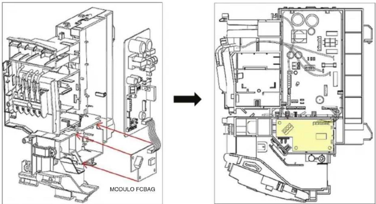 DAIKIN FWT06HATVMV1 - A) Procedura per montare il modulo FCBAG nell'unità. - 2