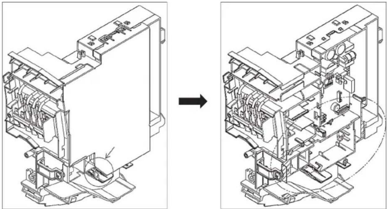 DAIKIN FWT06HATVMV1 - A) FCBAG Modülünü üniteye monte etme adımı. - 1