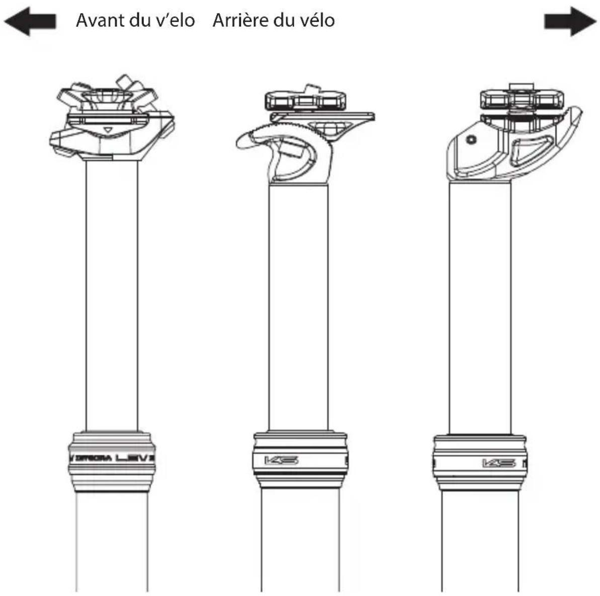 Kind Shock LEV Integra - ORIENTATION DE LA TIGE DE SELLE - 1