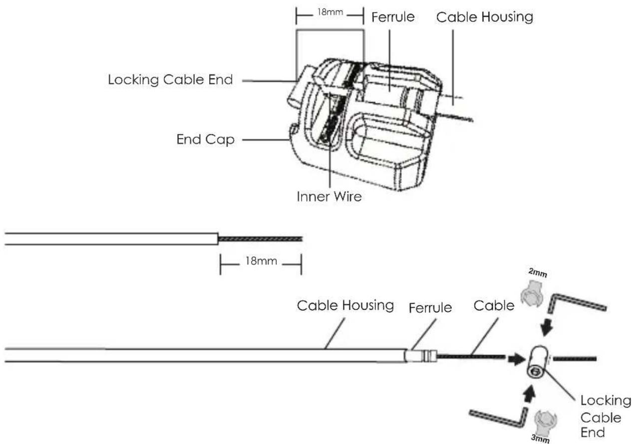 Kind Shock LEV Integra - Option 1: Using a standard shifter cable. - 1
