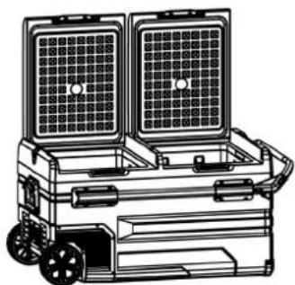 Skandika Routa 45 - Temperature recommendations for storing various foods: - 13