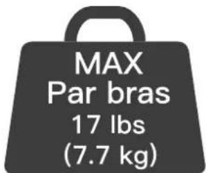 ErgoAV ERDAM4-01B - Restrictions de poids - 1