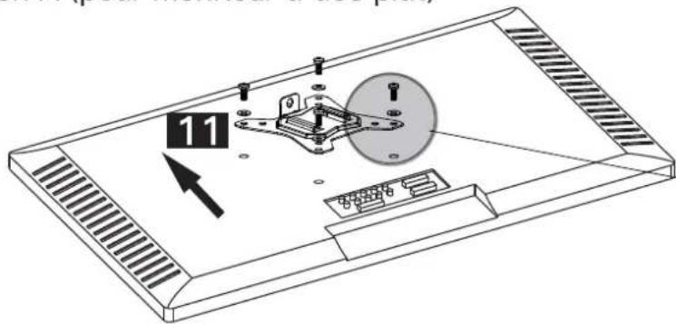 ErgoAV ERDAM4-01B - Étape 3 Fixer la plaque de moniteur au moniteur - 12