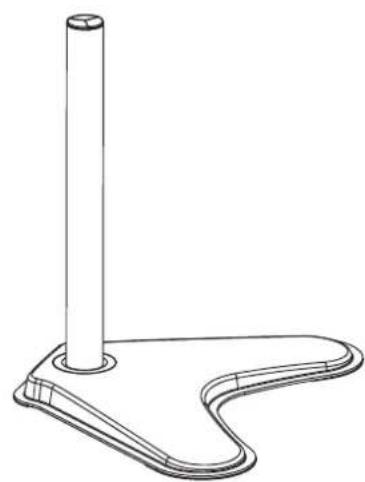 ErgoAV ERDAM4-01B - Option A Base autoportante - 1