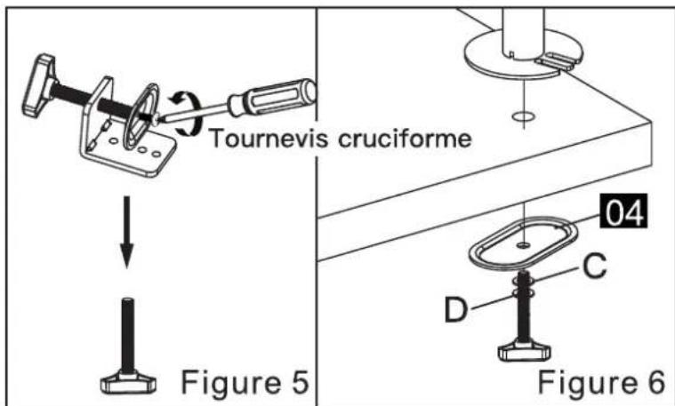 ErgoAV ERDAM2-01B - Option B : Installation des passe-fils - 2