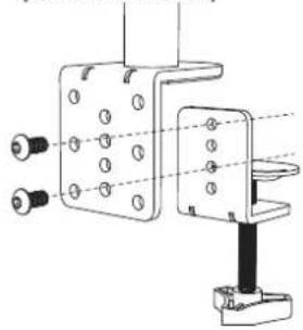ErgoAV ERDAM2-01B - Option A : Installation du pince de serrage en C - 3