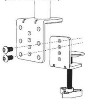 ErgoAV ERDAM2-01B - Option A : Installation du pince de serrage en C - 4