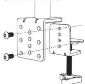 ErgoAV ERDAM2-01B - Option A : Installation du pince de serrage en C - 2