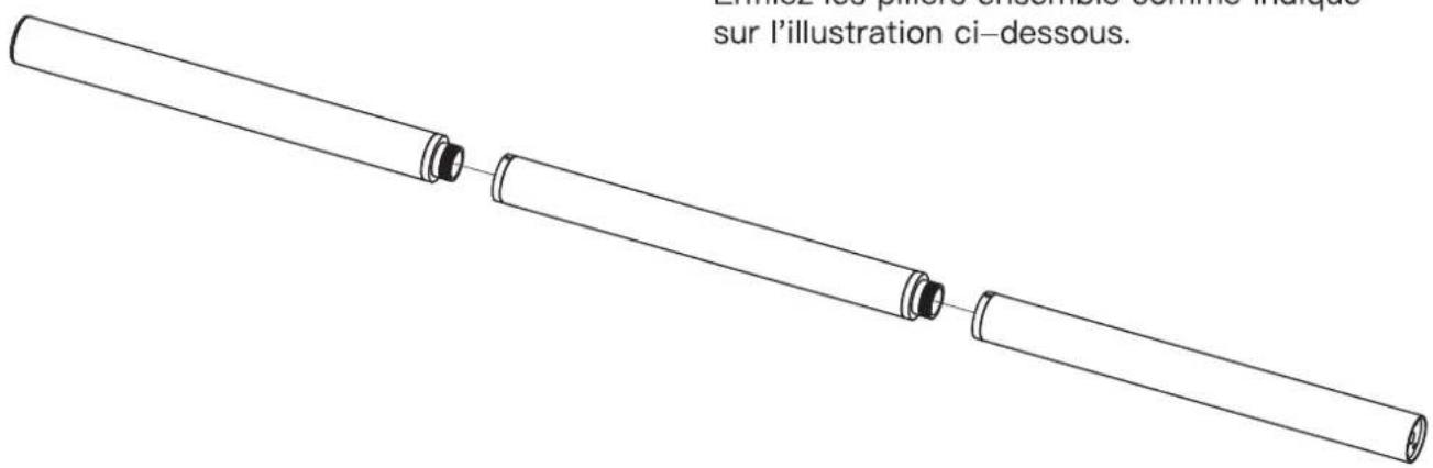 ErgoAV ERDAM2-01B - Assemblage des piliers support - 3