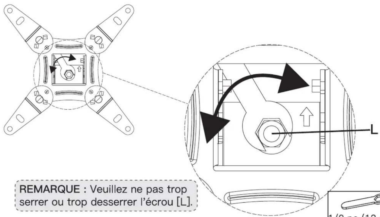 ErgoAV ERMMS1-01B - Étape 6 Réglage du niveau - 1