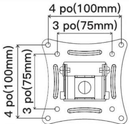 ErgoAV ERMMS1-01B - Étape 1 Choisissez la combinaison qui convient à votre modèle de trou VESA - 1