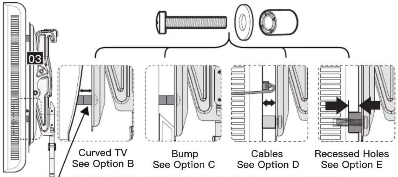 ErgoAV ERMTS1-01B - Check the VESA Pattern of Your TV before the Installation - 7