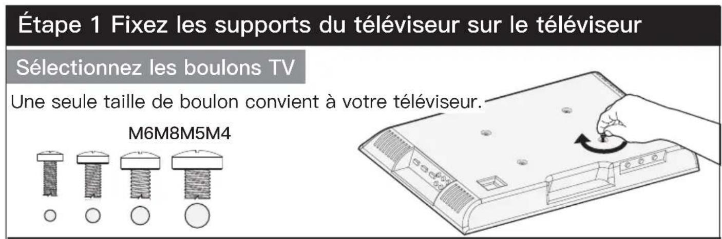 ErgoAV ERMTS1-01B - Pièces et matériel fournis pour l'étape 1 - 4