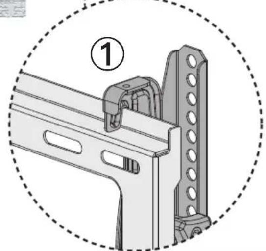 ErgoAV ERMTS1-01B - To Hang TV onto the Wall Plate - 2