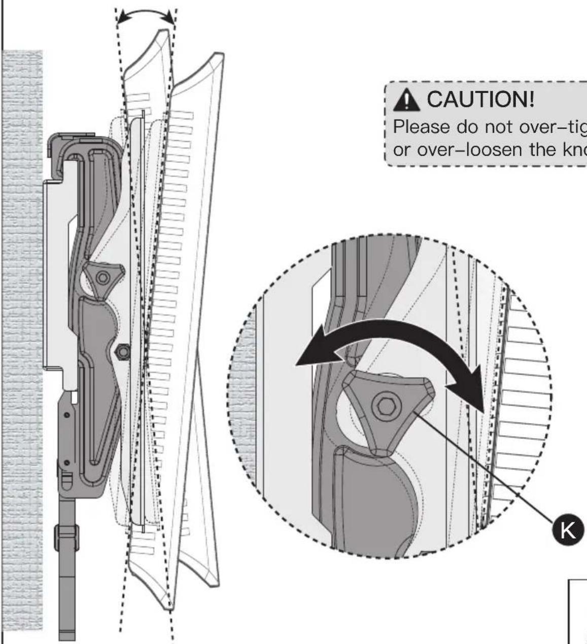 ErgoAV ERMTS1-01B - Tilt Adjustment - 1