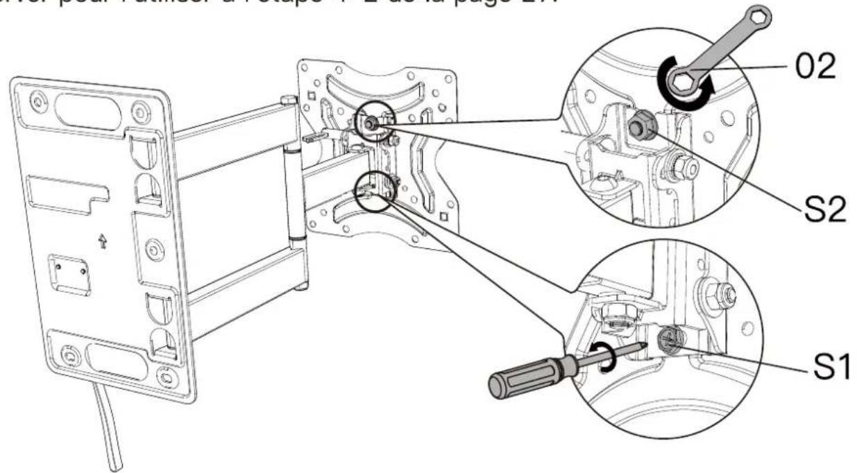 ErgoAV ERMSS1-01B - Étape 1 Déverrouiller le bras et détacher le plastron - 2