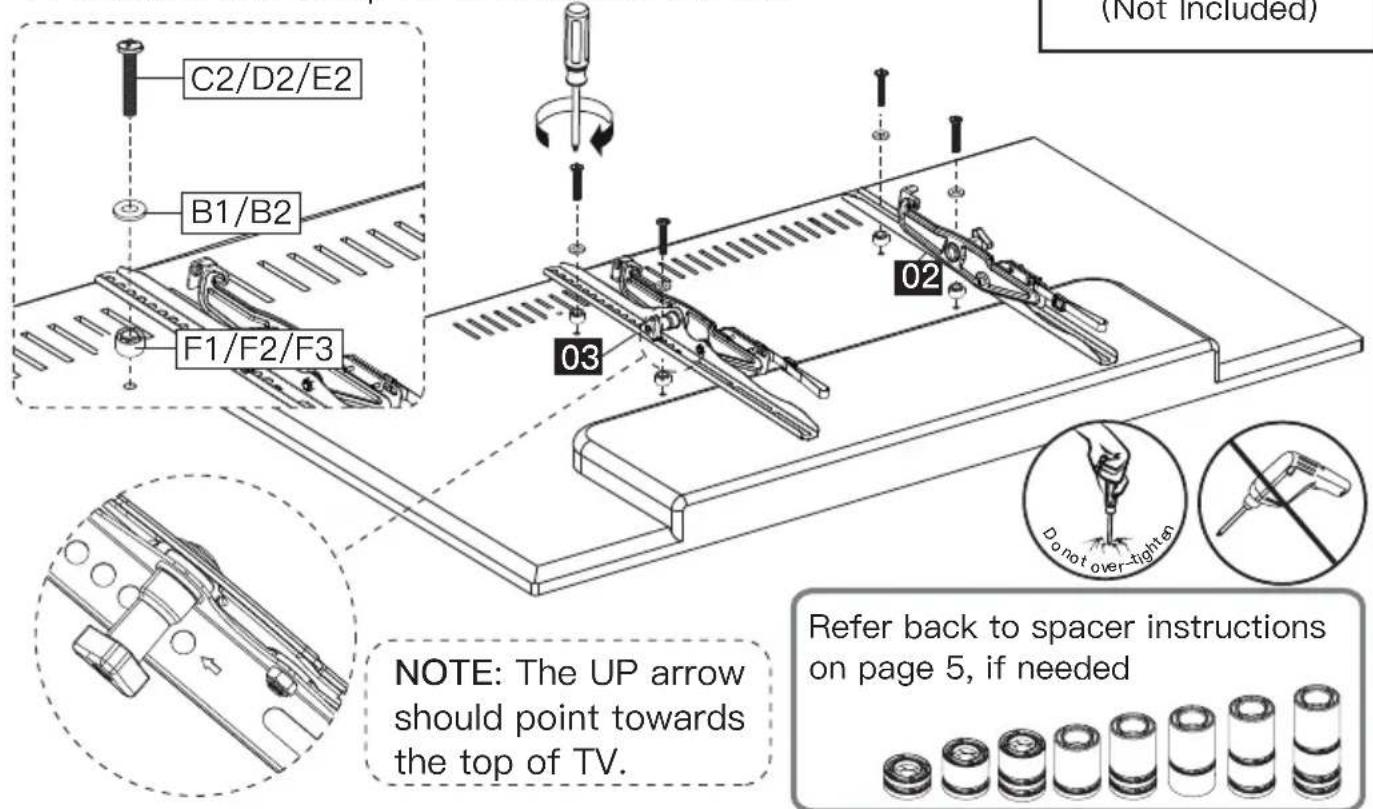 ErgoAV ERMTM1-01B - Option C (For TV with A "Bump") - 2