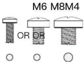 ErgoAV ERMTM1-01B - Select TV Bolts - 1