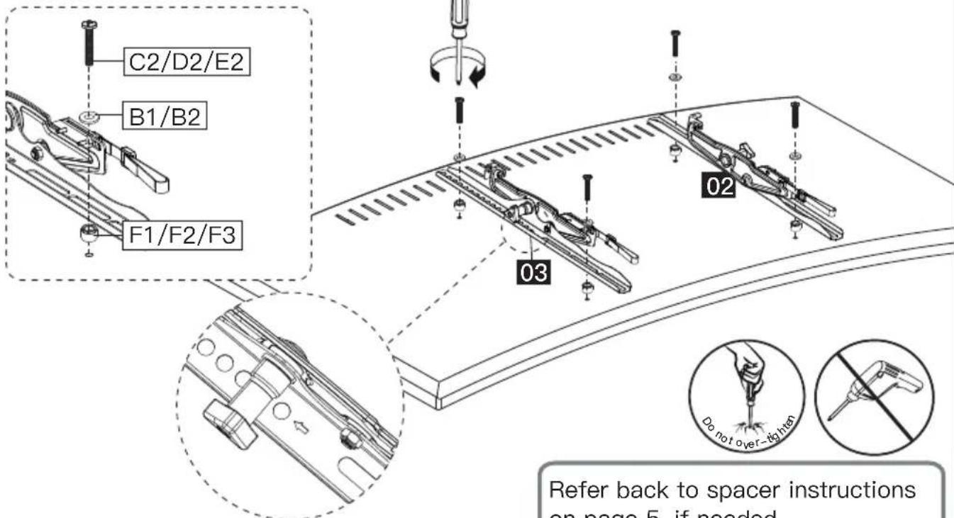 ErgoAV ERMTM1-01B - Option B (For Round Back TV) - 1