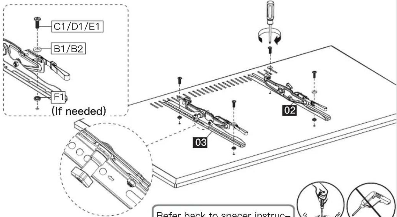 ErgoAV ERMTM1-01B - Select TV Bolts - 7